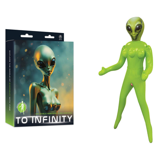 To Infinity - Green Inflatable Alien Love Doll-FDDR035SFA-005