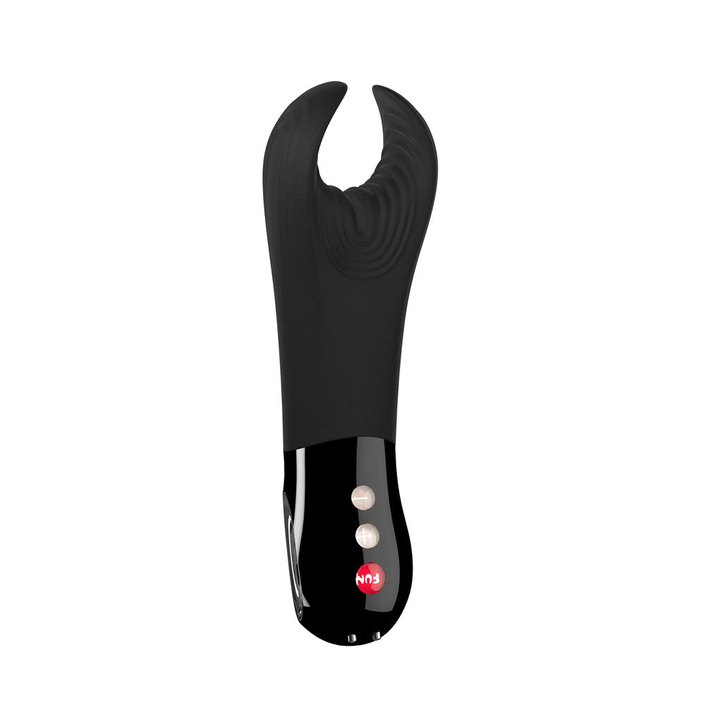 Fun Factory MANTA black - Black 18 cm USB Rechargeable Mens & Couples Vibrator-FF000873BK01