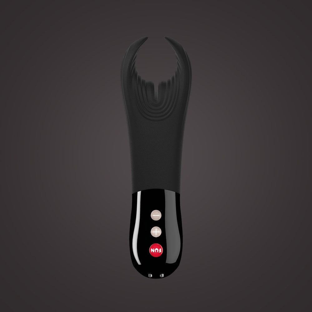 Fun Factory MANTA black - Black 18 cm USB Rechargeable Mens & Couples Vibrator-FF000873BK01