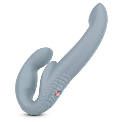 Fun Factory SHARE VIBE PRO cool grey - Grey USB Rechargeable Strapless Strap-On-FF000881LR01