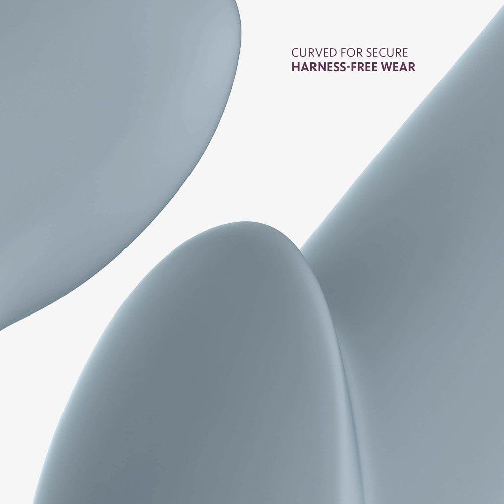 Fun Factory SHARE VIBE PRO cool grey - Grey USB Rechargeable Strapless Strap-On-FF000881LR01