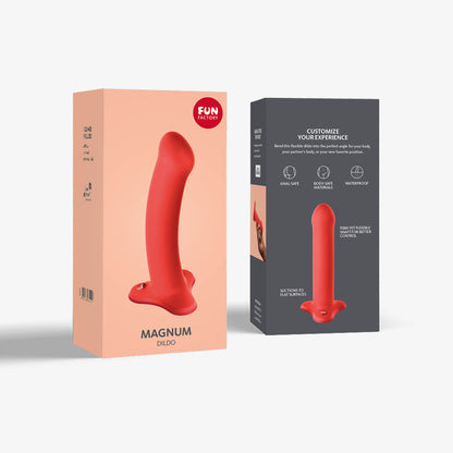 Fun Factory MAGNUM flashy coral - Coral Orange 18.3 cm Dildo-FF000903DO01