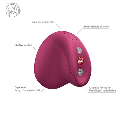 Fun Factory MEA Wine Red - Wine Red USB Rechargeable Air Pulse Clitoral Stimulator - FF000977WR01