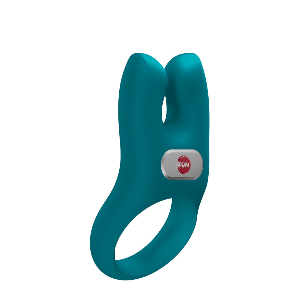 Fun Factory NOS PRO Bottle Green - Bottle Green USB-C Rechargeable Vibrating Cock Ring-FF000980BT01