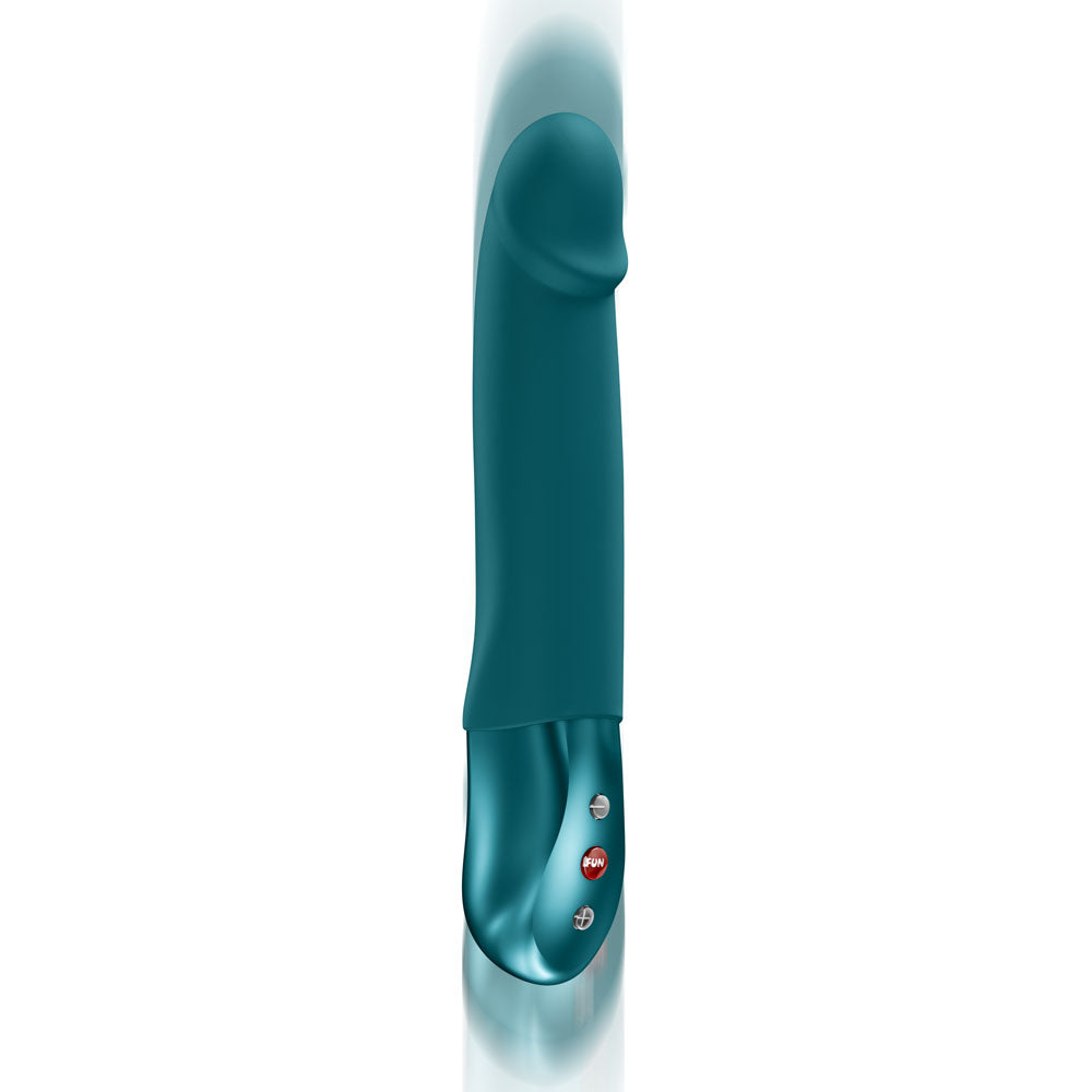 Fun Factory STRONIC REAL Bottle Green - Bottle Green USB Rechargeable Thrusting Vibrator-FF000993BT01