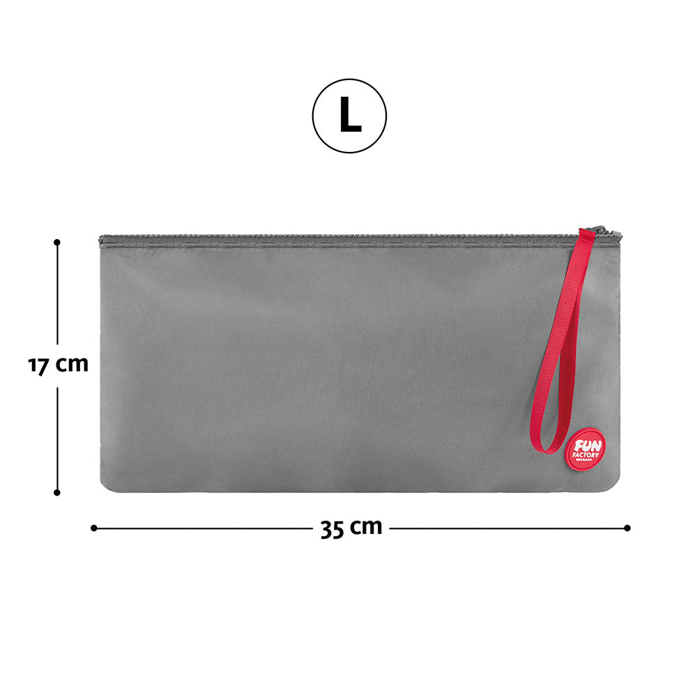 Fun Factory TOYBAG L - Dark Grey Large Toy Storage Bag - FF001203DR01