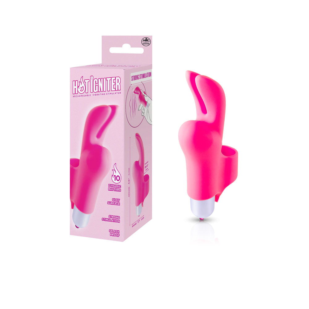 Hot Igniter - Pink 12 cm USB Rechargeable Finger Stimulator-FVSQ006A00-027