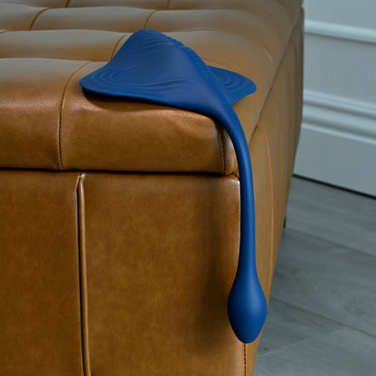 Gender X DAILY GRIND - Blue USB Rechargeable Grinding Pad with Anal Plug-GX-RS-6350-2