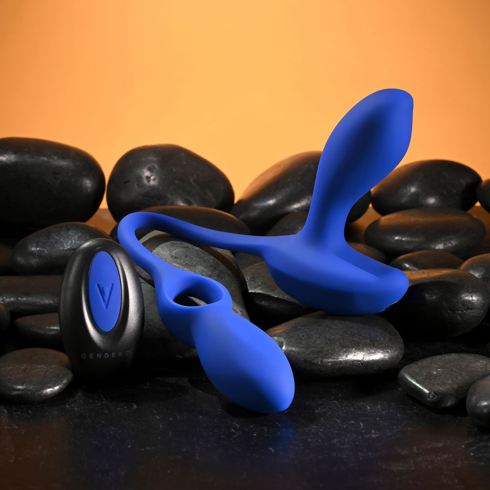 Gender X BACK FOR MORE - Dual USB Rechargeable Dual Stimulator with Wireless Remote - GX-RS-6558-2
