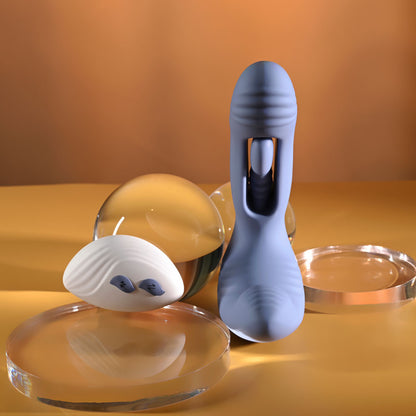 Gender X FLAPJACK - Blue USB Rechargeable Flapping Vibrator - GX-RS-7333-2