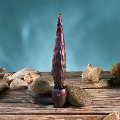 Gender X INTO THE DEEP - Purple 21.7 cm USB Rechargeable Tentacle Fantasy Massage Wand - GX-RS-7395-2