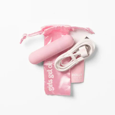 Girls Get Off - Polly - Pink 6.3 cm USB Rechargeable Bullet