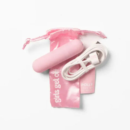 Girls Get Off - Polly - Pink 6.3 cm USB Rechargeable Bullet