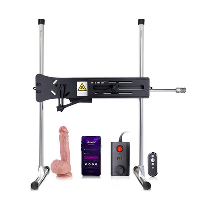 Hismith Premium Special Edition Sex Machine - Black Mains Powered Sex Machine with App Control and Remote - HS39-APP