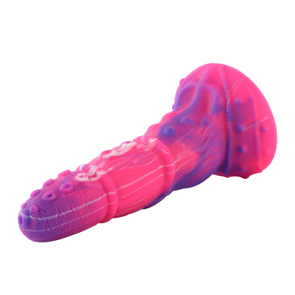 HiSmith Fantasy Tentacle Dildo with Kliclok - Pink 21.8 cm Fantasy Dildo with Kliclok Machine Attachment - HSA103