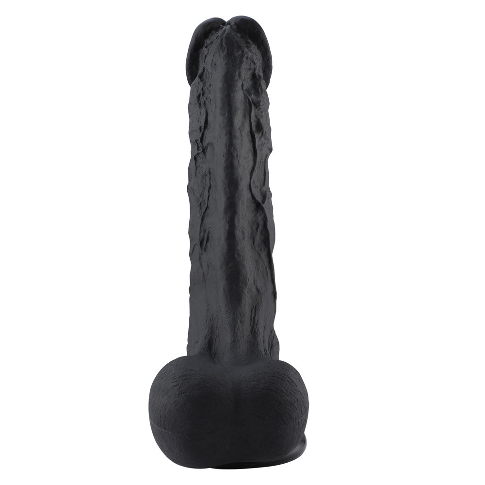 Hismith Huge Black 31.5 cm Dildo with Kliclok - Black 31.5 cm Dildo with Kliclok Machine Attachment - HSA111