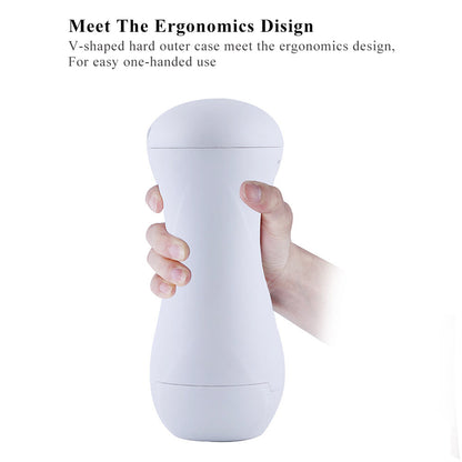 Hismith Vibrating Vagina Stroker Machine Attachment - USB Rechargeable Vibrating Vagina Stroker for Hismith Sex Machines - HSA15