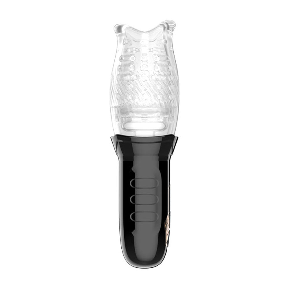 Adam & Eve Adams Gawk Gawk - Clear USB Rechargeable Rotating Masturbator-I473 8000