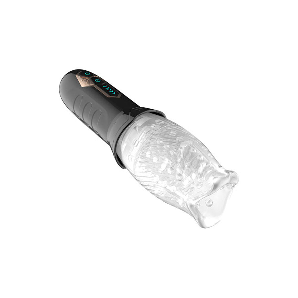 Adam & Eve Adams Gawk Gawk - Clear USB Rechargeable Rotating Masturbator-I473 8000