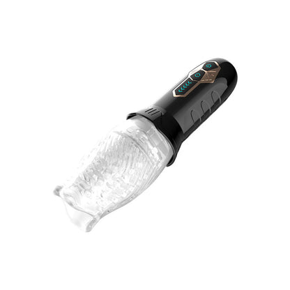 Adam & Eve Adams Gawk Gawk - Clear USB Rechargeable Rotating Masturbator-I473 8000