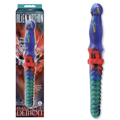 Alien Nation - Double Demon - Coloured 35 cm Fantasy Double Dildo-IC1382