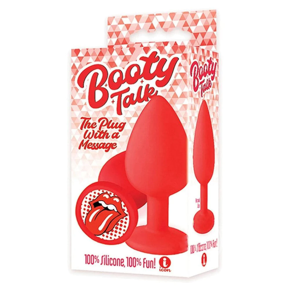 Ever heard of a ''message in a bottle?'' How about a message in a booty? It's Icon's Booty Talk'' silicone butt plugs