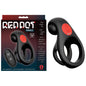 Red Dot Rings - V2 - Black USB Rechargeable Vibrating Cock & Ball Ring with Remote-IC5077