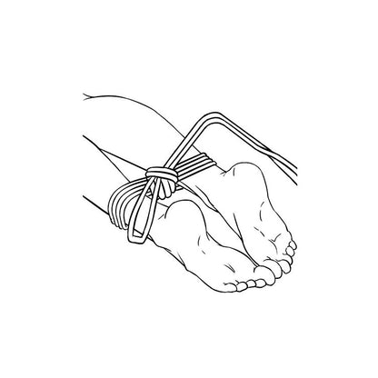 Adam & Eve BONDAGE ROPE - 3 metre (10 feet) - Black Bondage Rope - 3 metre Length-J973 8004