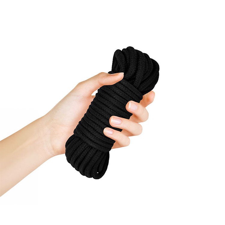 Adam & Eve BONDAGE ROPE - 9 metre (30 feet) - Black Bondage Rope - 9 metre Length-J973 8006