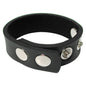 KinkLab 5-Snap Neoprene Cock Ring - Black Adjustable Cock Ring-KL666