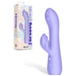 Adam & Eve GROOVY GLOW-UPS Wavie - Purple 16.5 cm USB Rechargeable Rabbit Vibrator - L183 2900