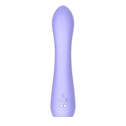 Adam & Eve GROOVY GLOW-UPS Wavie - Purple 16.5 cm USB Rechargeable Rabbit Vibrator - L183 2900