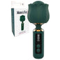 Adam & Eve THE ROYAL ROSE Mini Wand - Green - Green USB Rechargeable Mini Massager Wand - L698 0600