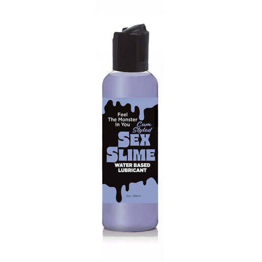 Sex Slime Cum Style Creature Lube - Purple 60 ml - Purple Cum Style Water Based Lubricant - 60 ml Bottle-LGBT.1315