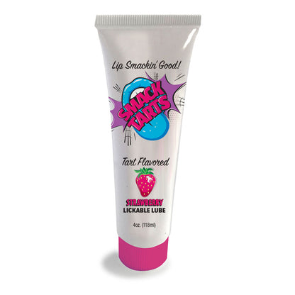 Smack Tarts - Sour Strawberry - Sour Strawberry Flavoured Lubricant - 120 ml Tube-LGBT.424
