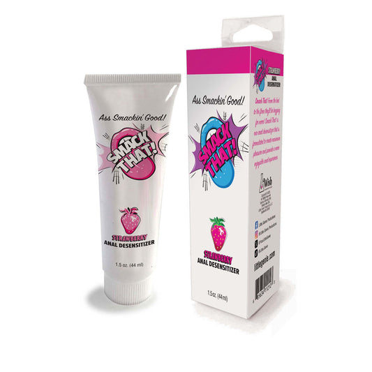 Smack That! Anal Desensitiser - Strawberry - Strawberry Flavoured Anal Desensitiser - 44 ml Tube-LGBT.433