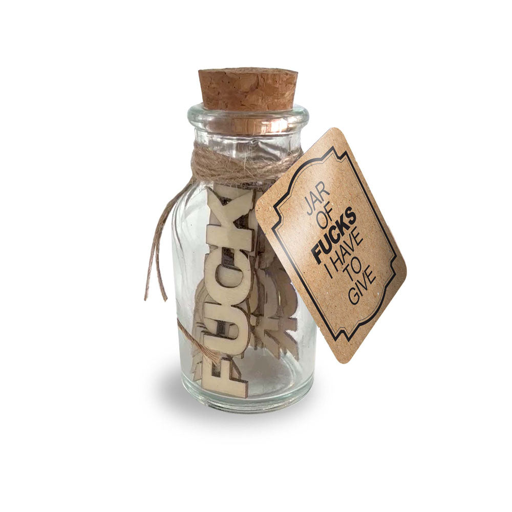 Jar Of Fucks I Have To Give - Novelty Gift - 15 Pack-LGCP.1144