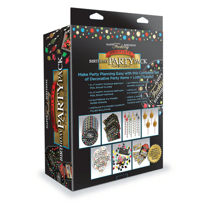 Happy F**king Birthday Complete Party Pack - Party Set for 8 People-LGCP.1213
