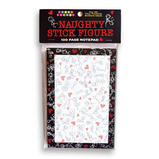 Naughty Stick Figure Notepad - Novelty Notepad - 100 Pages-LGCP.1228