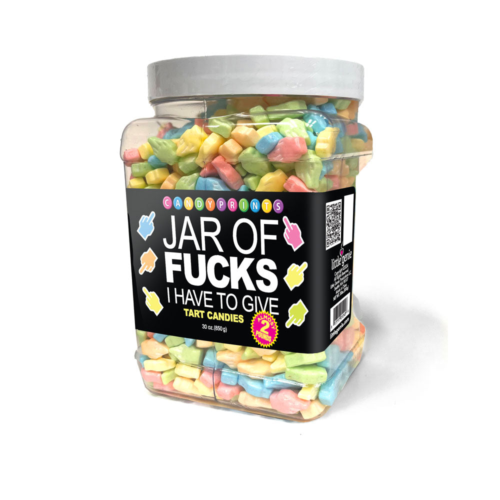 Jar Of Fucks I Have To Give - Fruit Flavoured Lollies - 850 gram Jar-LGCP.1240