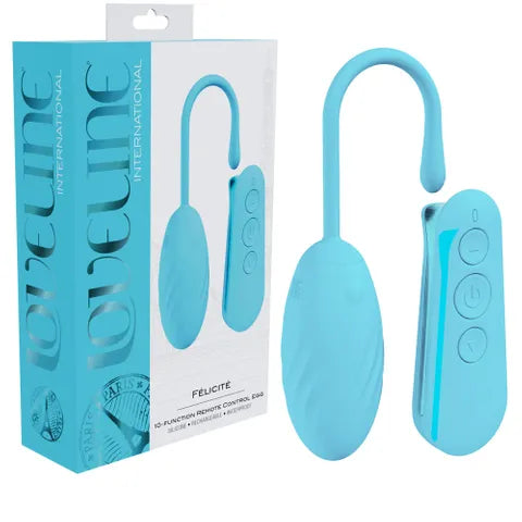 LOVELINE Felicite - Blue USB Rechargeable Vibrating Egg 