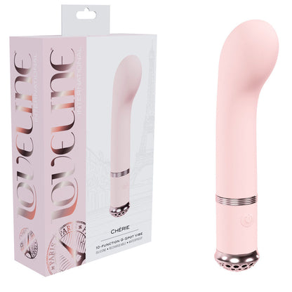 LOVELINE Cherie - Pink - Pink 14 cm USB Rechargeable Vibrator-LOVU061PNK