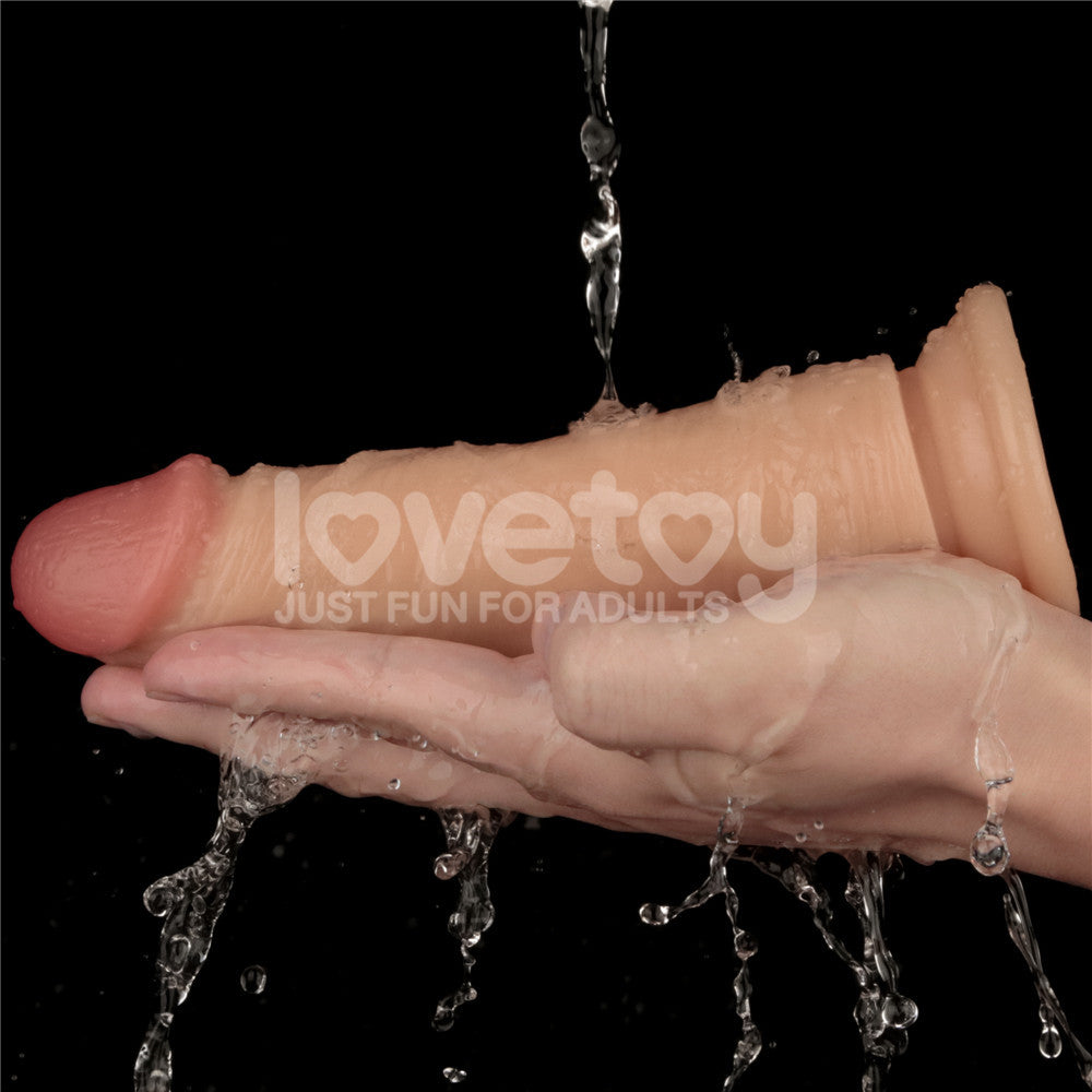 7 Inch Power Basics - Flesh 18 cm USB Rechargeable Vibrating Dong-LV111201