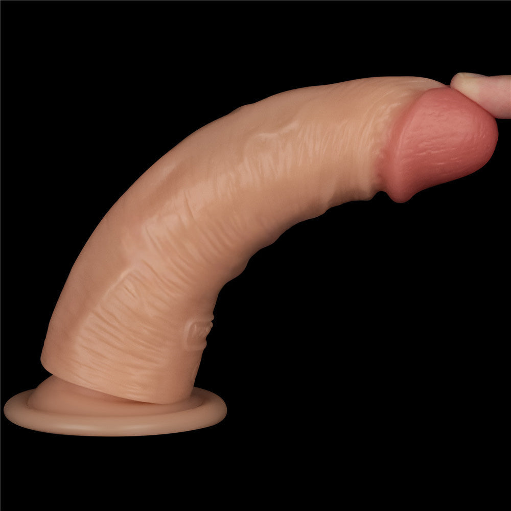 7 Inch Power Basics - Flesh 18 cm USB Rechargeable Vibrating Dong-LV111201