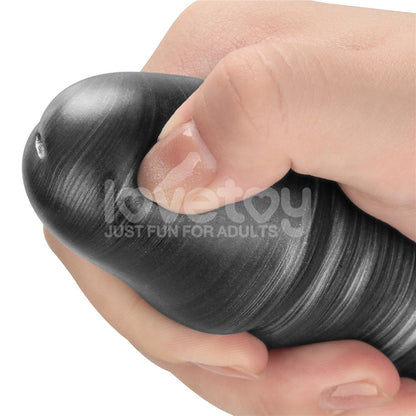 King Sized Vibrating Vibrax Slider - Grey 40.8 cm (16) USB Rechargeable Vibrating Dildo-LV121203