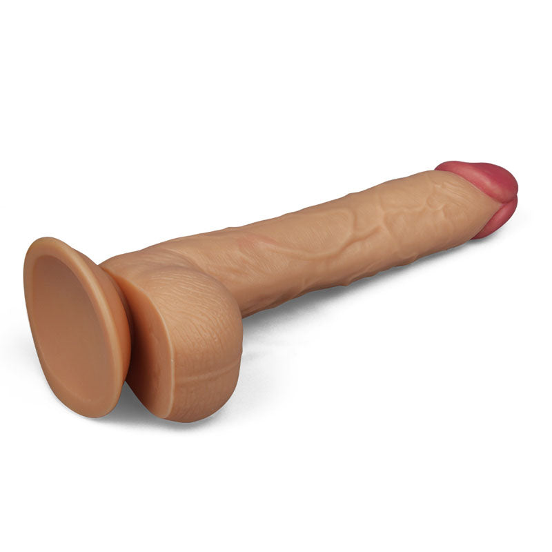 King Size 10 Realistic Dildo - Flesh 25 cm Dong