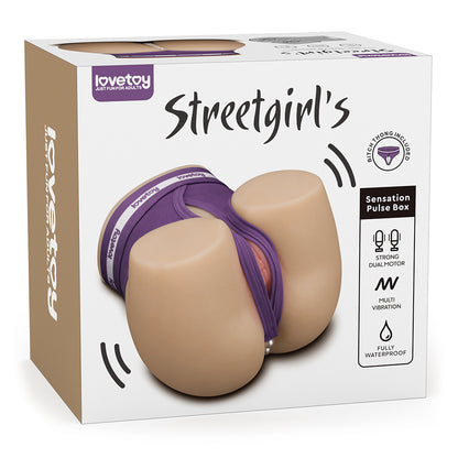 Streetgirls Dual Motor Sensation Pulse - Flesh USB Rechargeable Vibrating Masturbator-LV352301