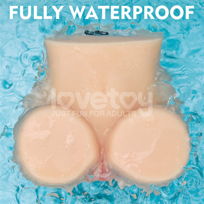 Streetgirls Dual Motor Sensation Pulse - Flesh USB Rechargeable Vibrating Masturbator-LV352301