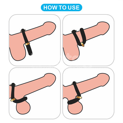 Pinnacle Pro Anyfit Stretcher - Black Adjustable Cock Ring-LV443031