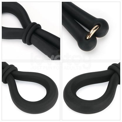 Pinnacle Pro Anyfit Plus Stretcher - Black Adjustable Cock Ring - LV443032